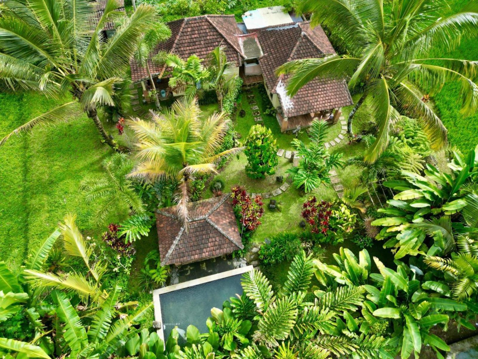 Dewa Jati Cottages Payangan Esterno foto